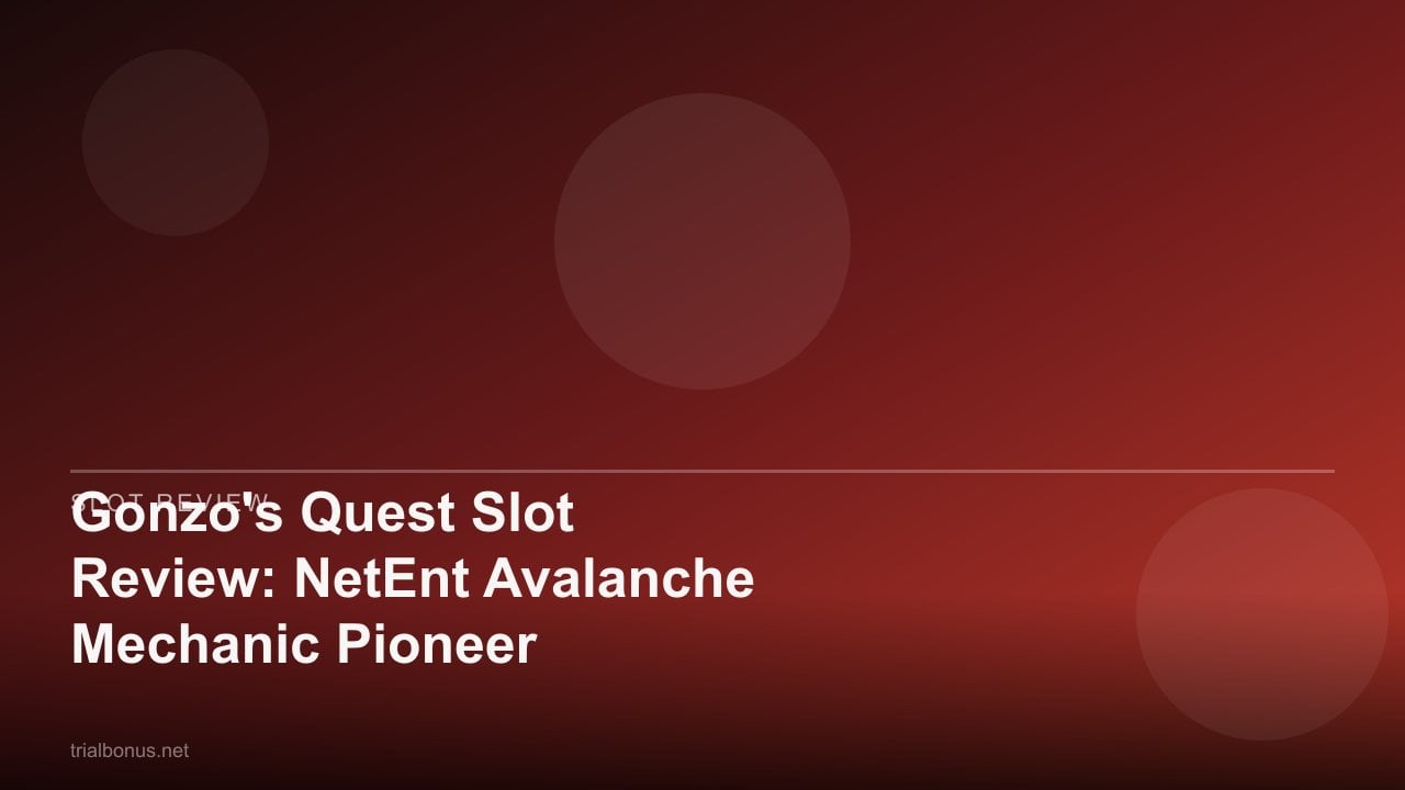 Gonzo's Quest Slot Review: NetEnt Avalanche Mechanic Pioneer review