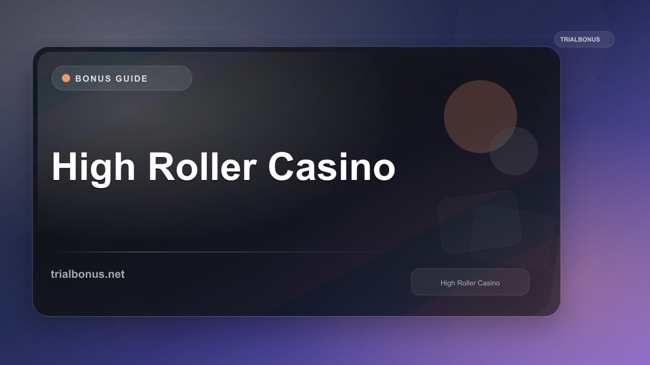 High Roller Casino Bonus review