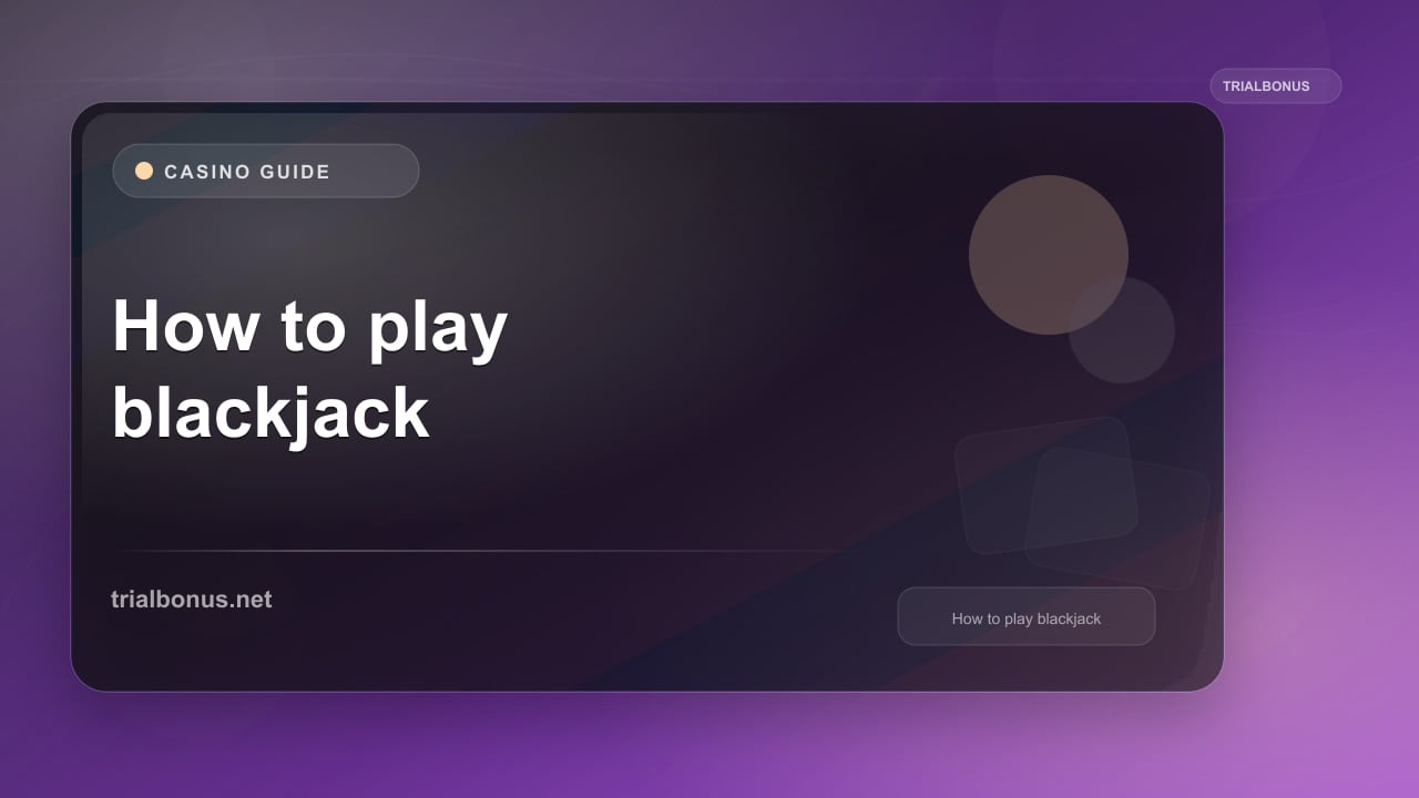 How to play blackjack Guide review