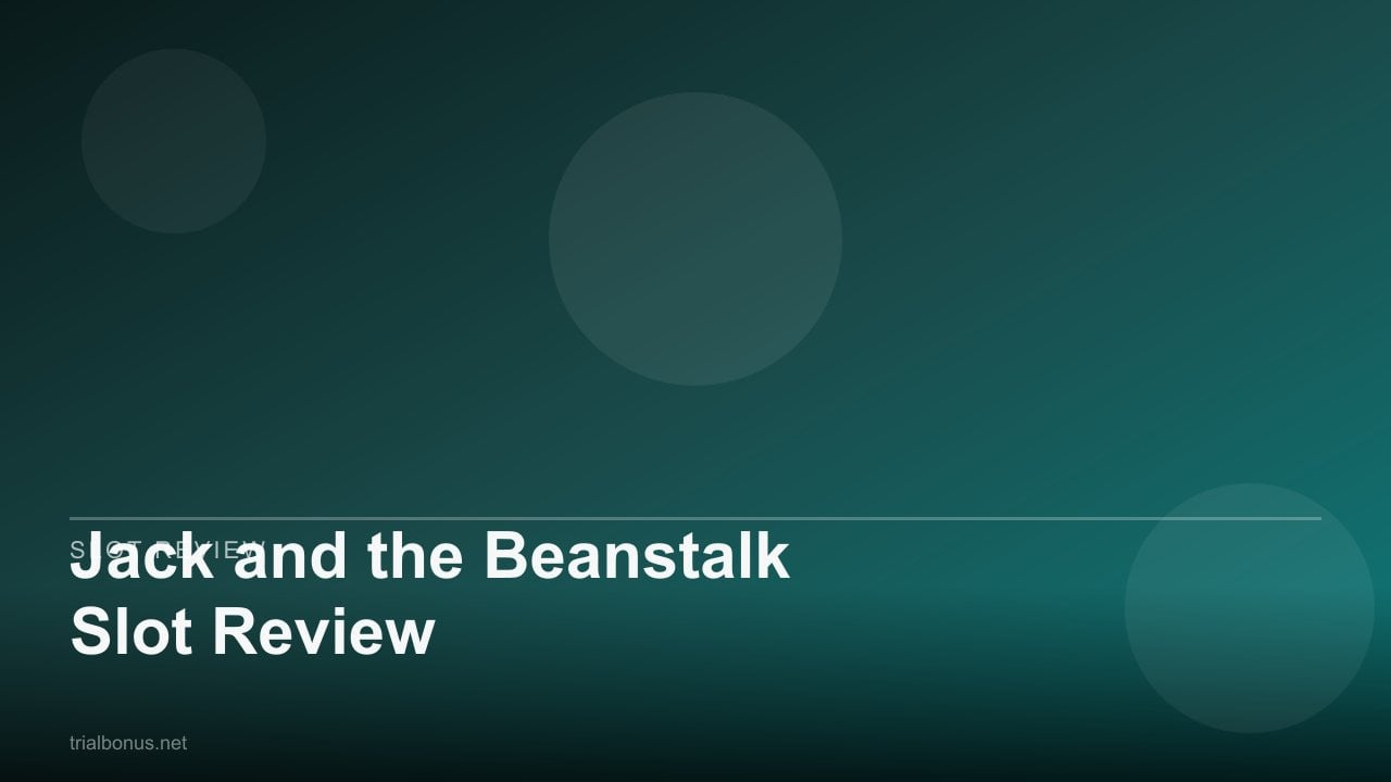 Jack and the Beanstalk Slot Review review