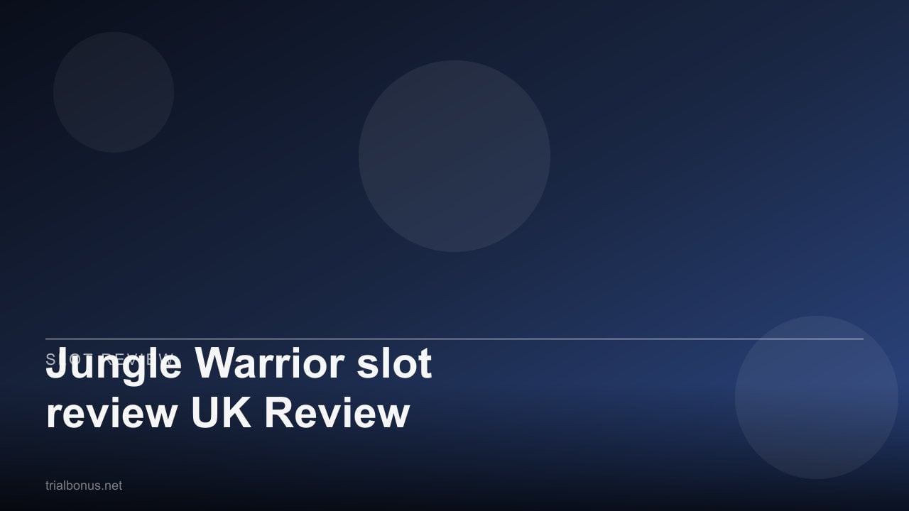 Jungle Warrior slot review UK Review review