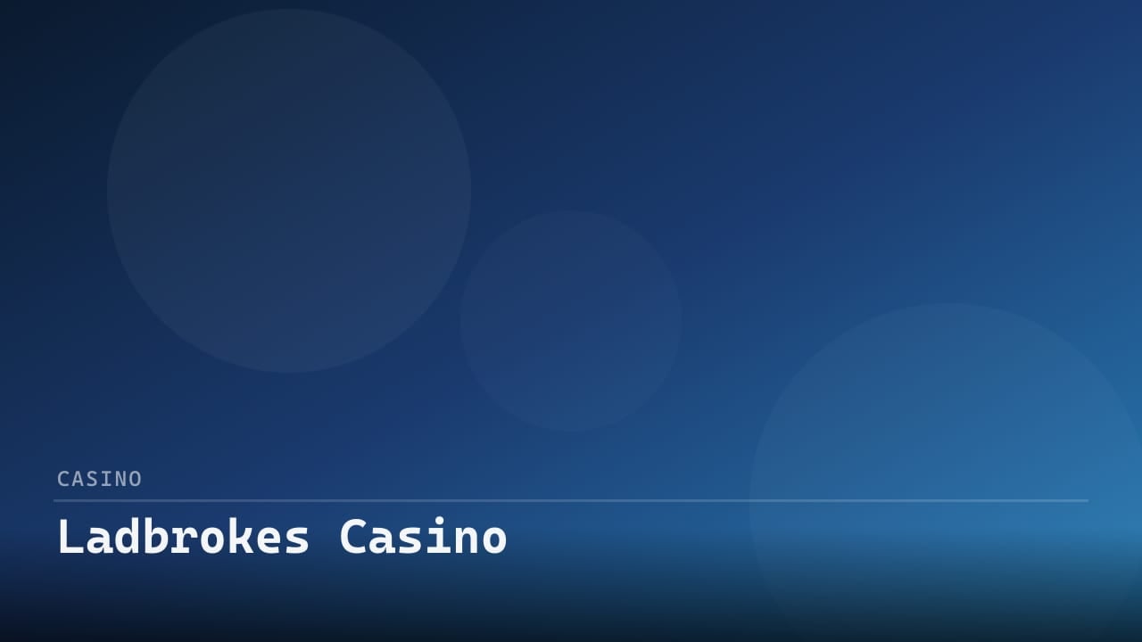 Ladbrokes Casino Review: Verified Licence, Bonuses & Payouts review