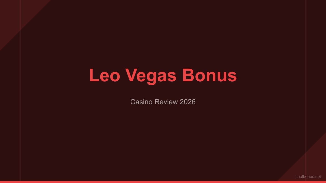 Leovegas casino bonus Guide review
