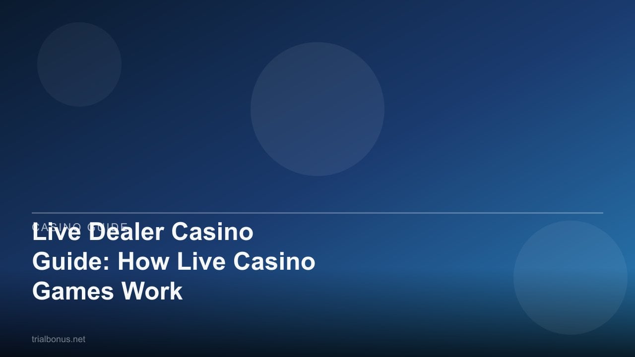 Live Dealer Casino Guide: How Live Casino Games Work review