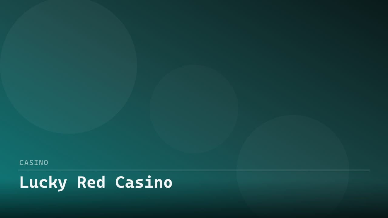 Lucky Red Casino review