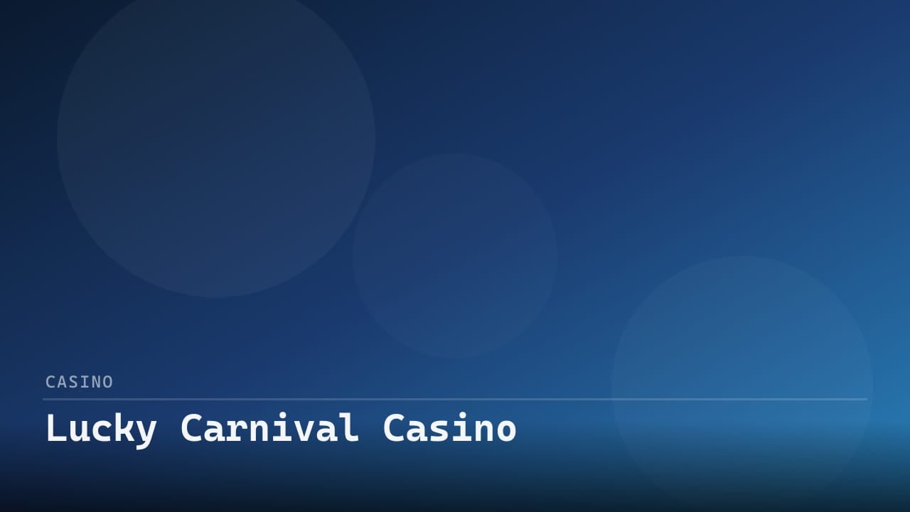 Lucky Carnival Casino review