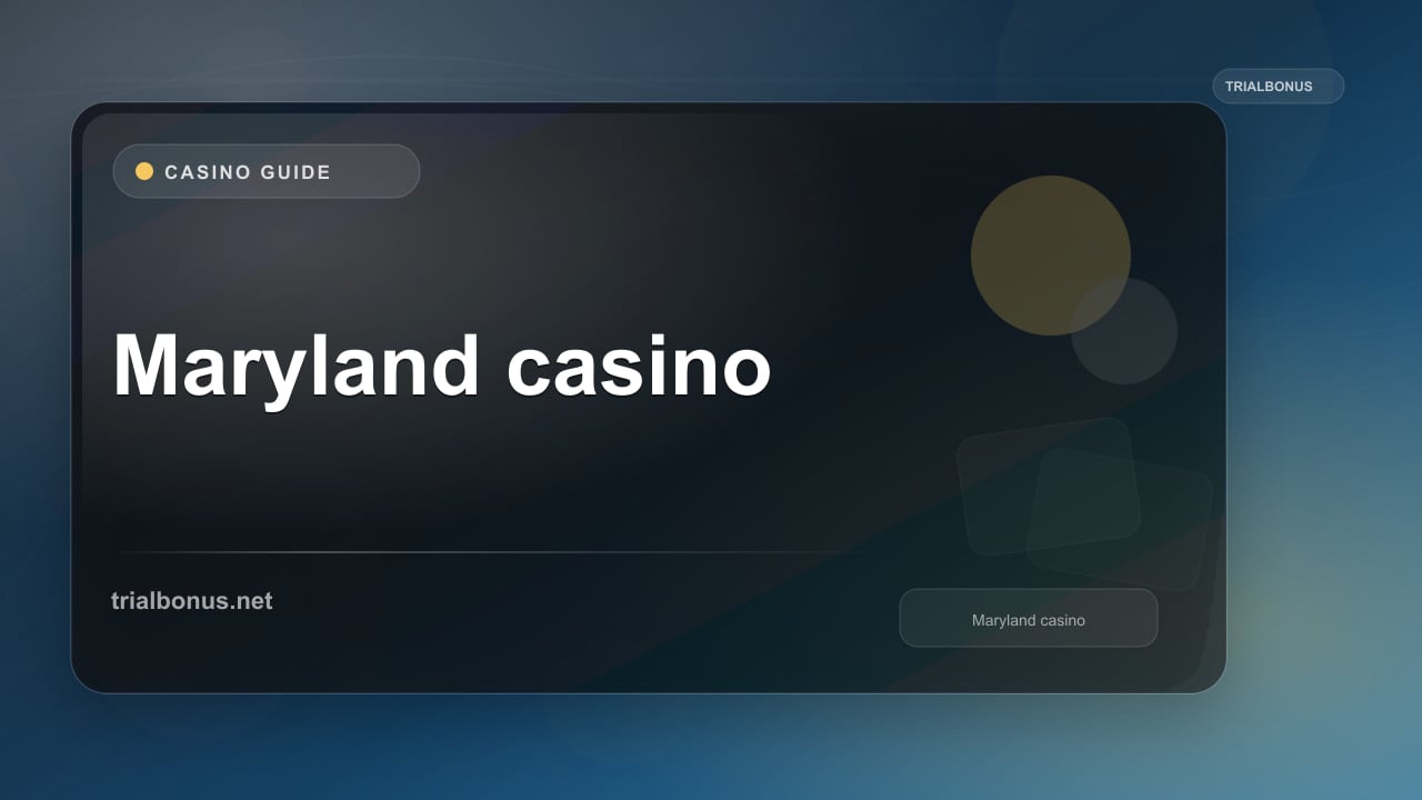 Maryland online casino Guide review