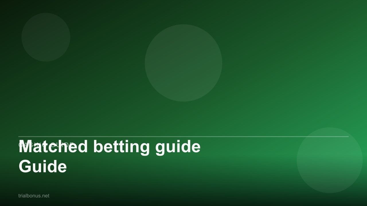 Matched betting Guide review