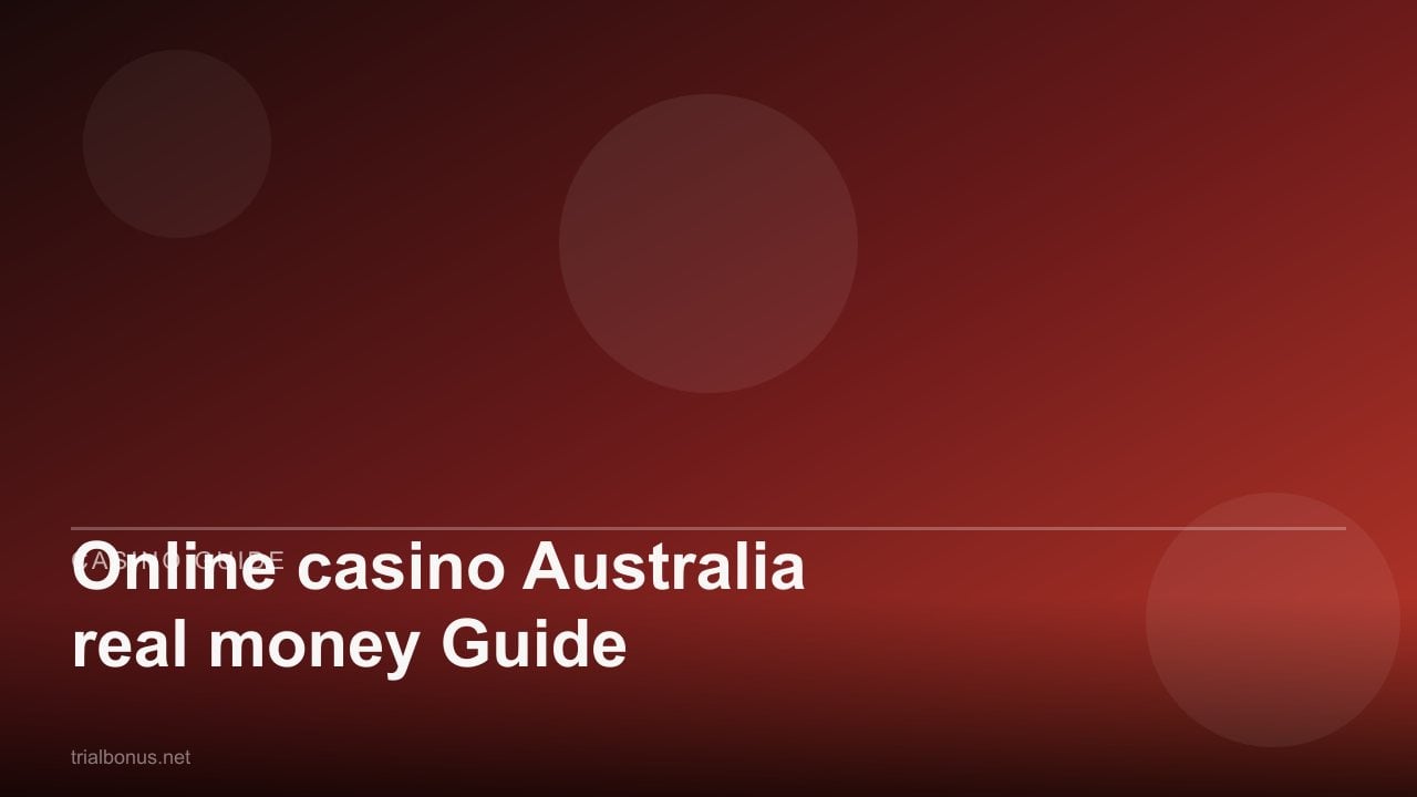 Online casino Australia real money Guide review