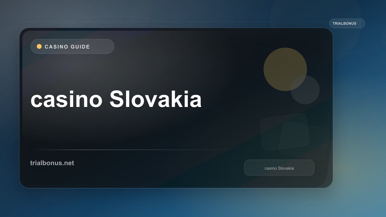 Online casino Slovakia Guide review