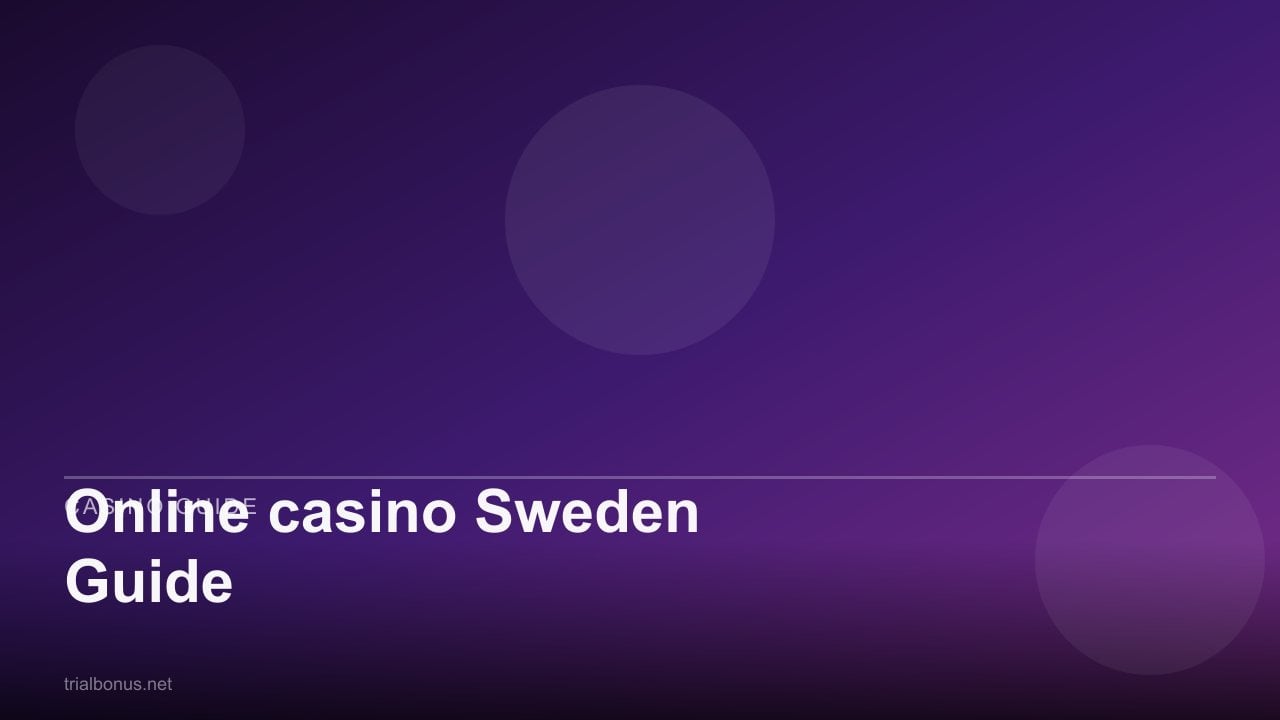 Online casino Sweden Guide review
