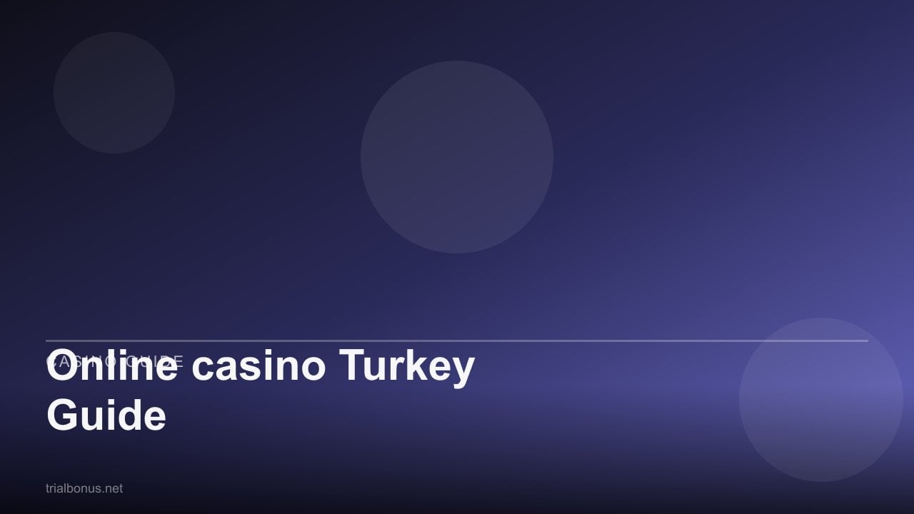 Online casino Turkey Guide review