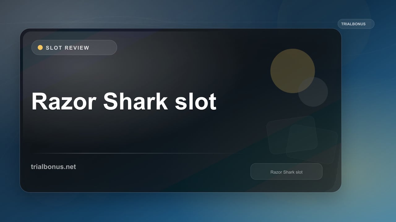 Razor Shark slot review UK Review review