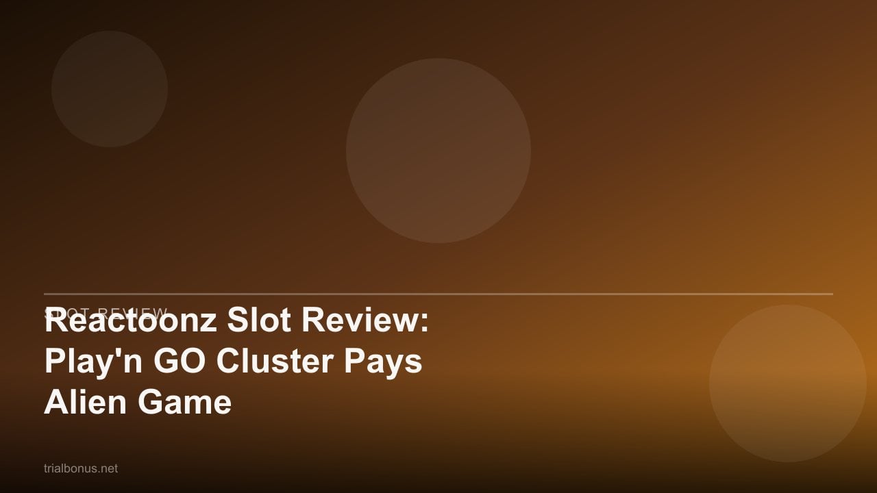 Reactoonz Slot Review: Play'n GO Cluster Pays Alien Game review