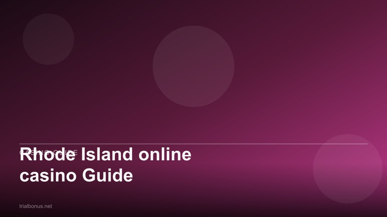 Rhode Island online casino Guide review