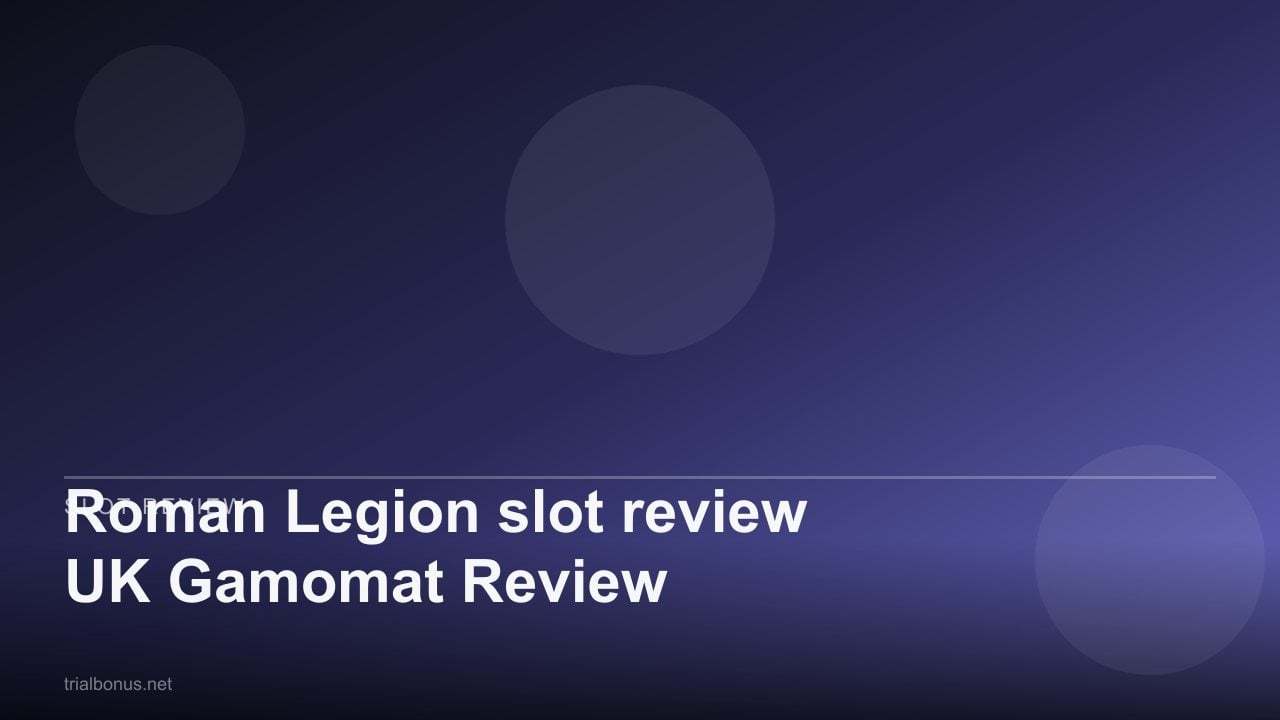 Roman Legion slot review UK Gamomat Review review