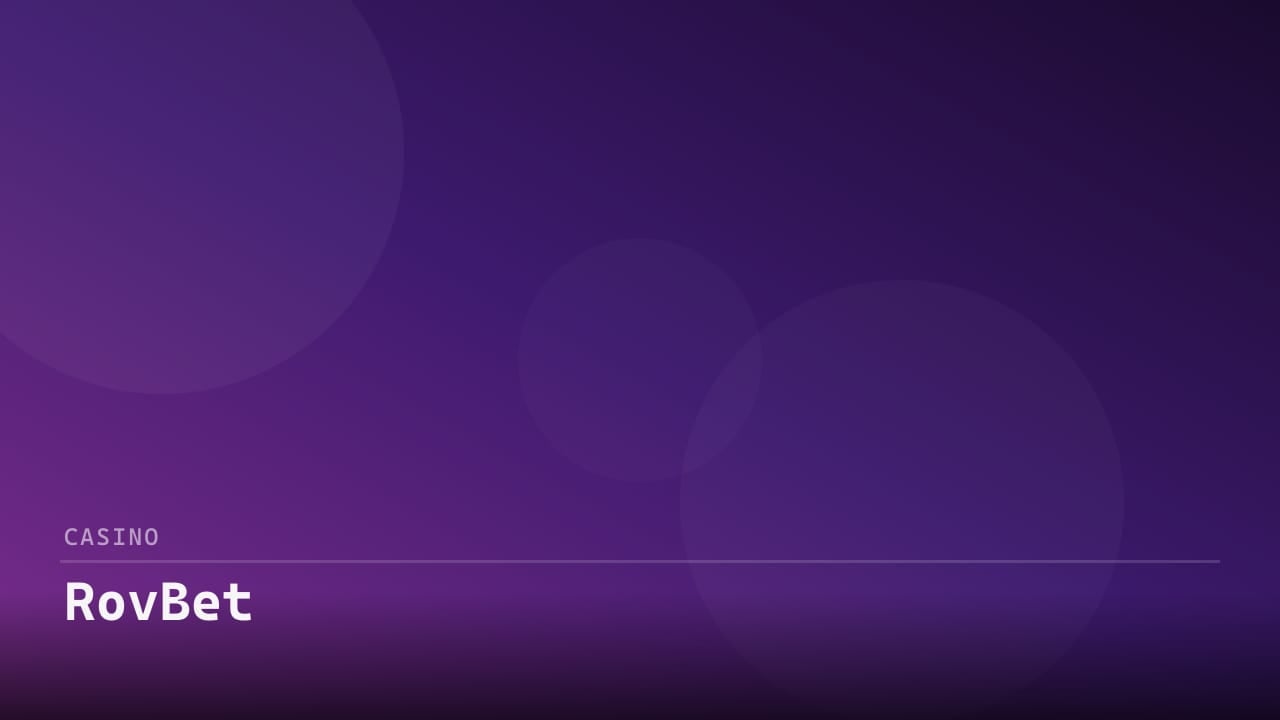 RovBet review