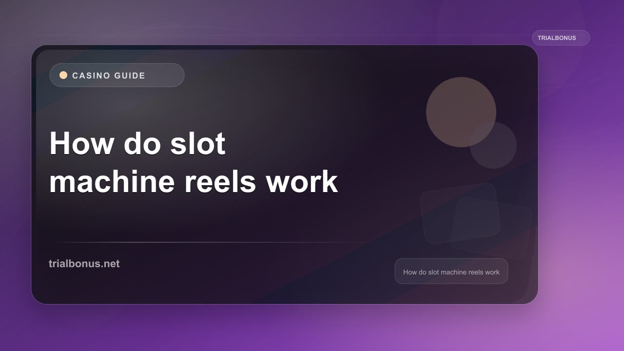 How do slot machine reels work UK Guide review