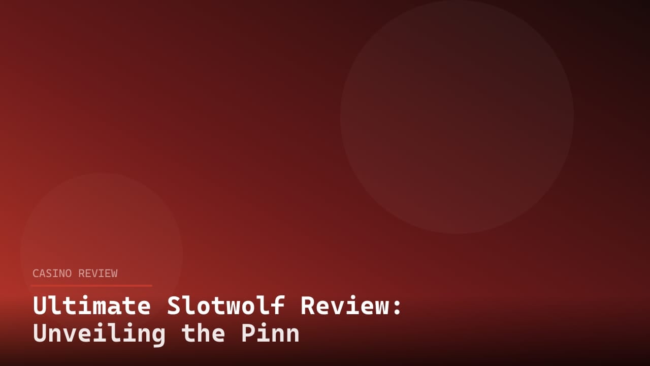 Ultimate Slotwolf Review: Unveiling the Pinnacle of Online Gaming review