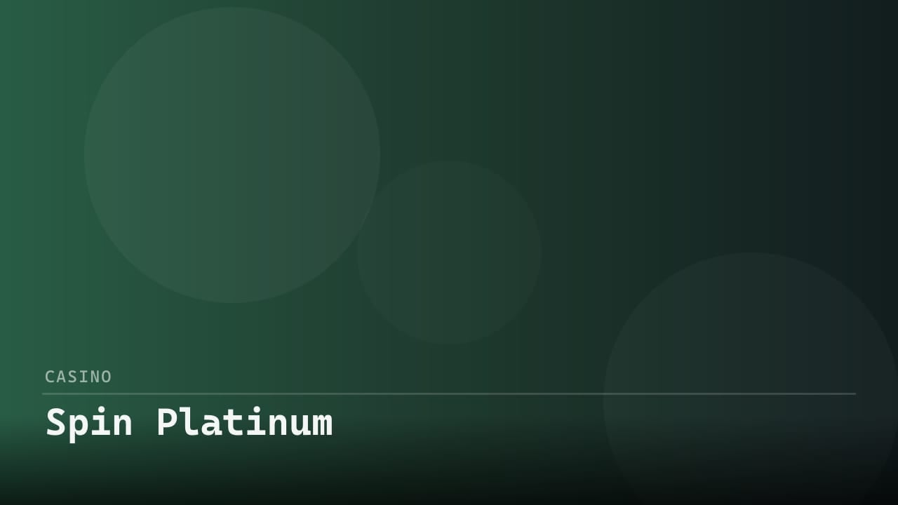 Spin Platinum review