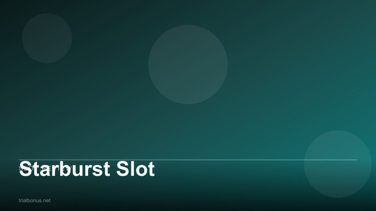 Starburst Slot review
