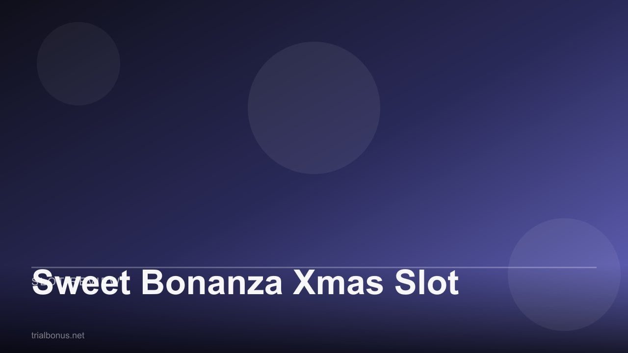 Sweet Bonanza Xmas Slot review