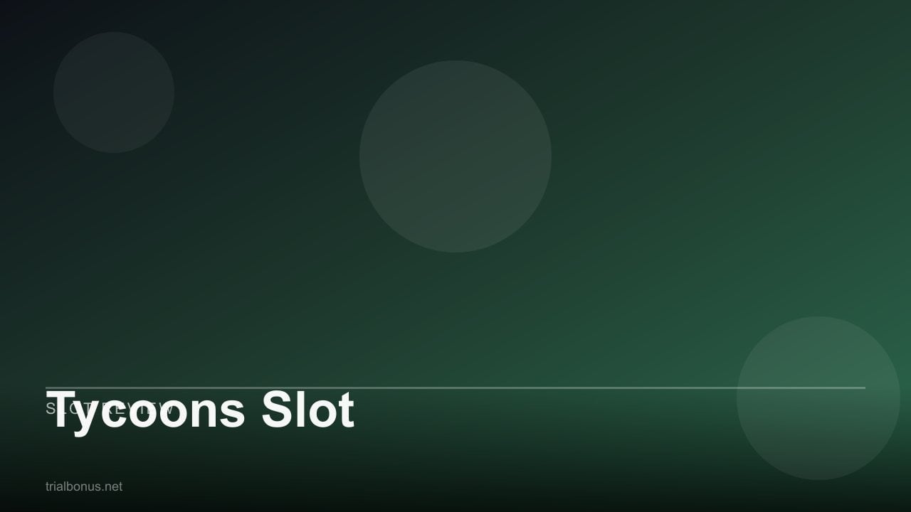 Tycoons Slot review