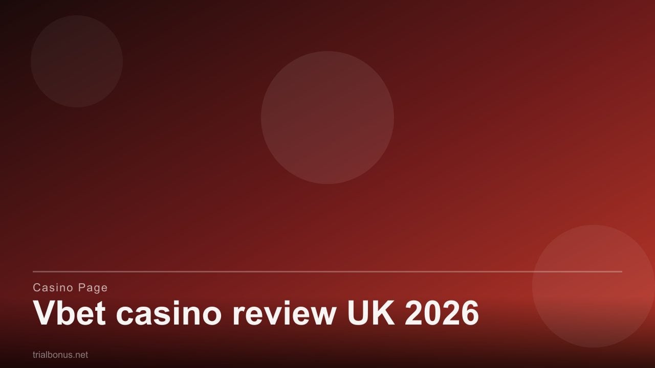 Vbet casino review UK review