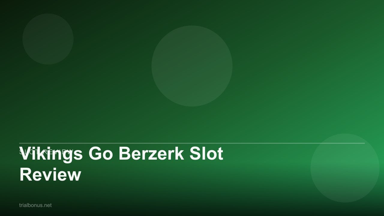 Vikings Go Berzerk Slot Review review