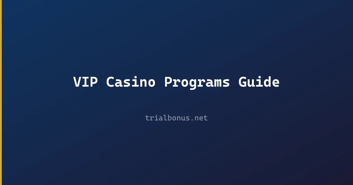 VIP Casino Programs Guide review
