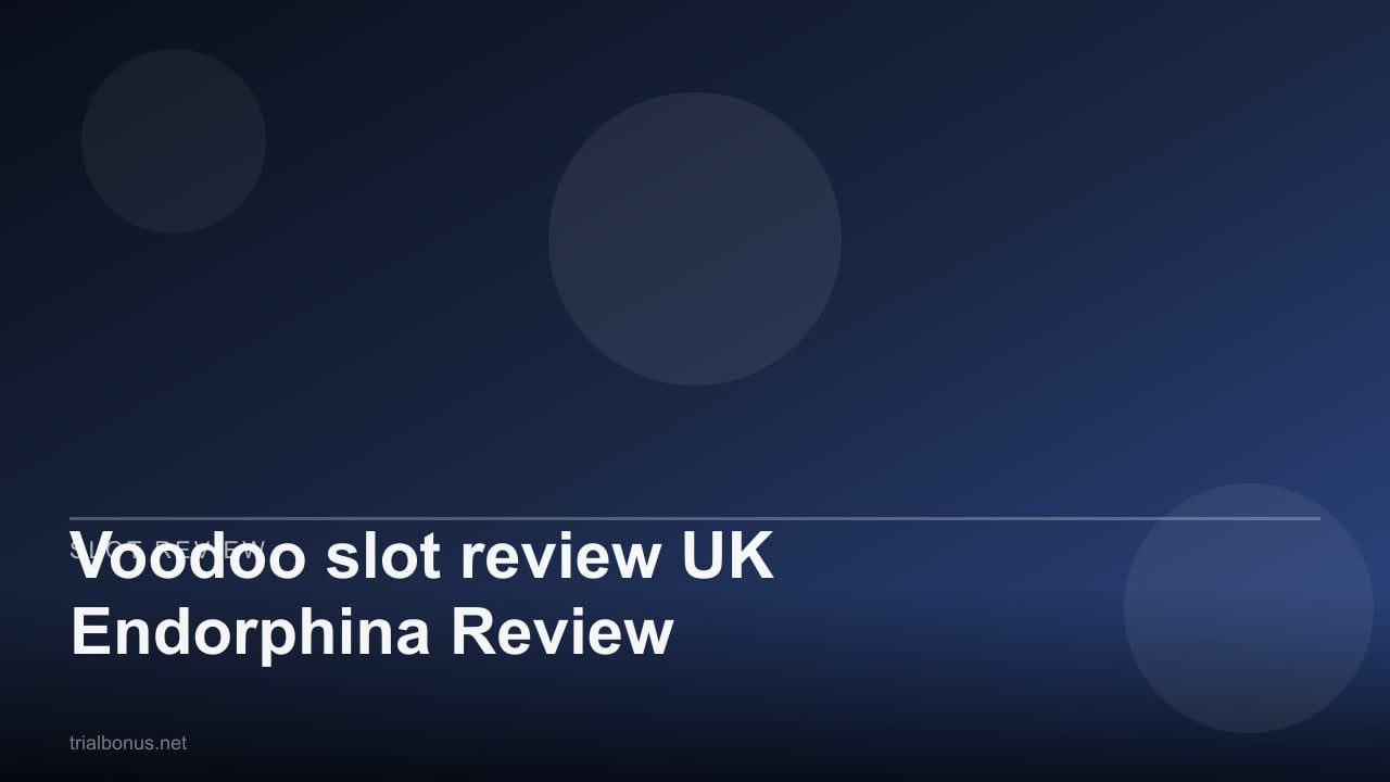 Voodoo slot review UK Endorphina Review review