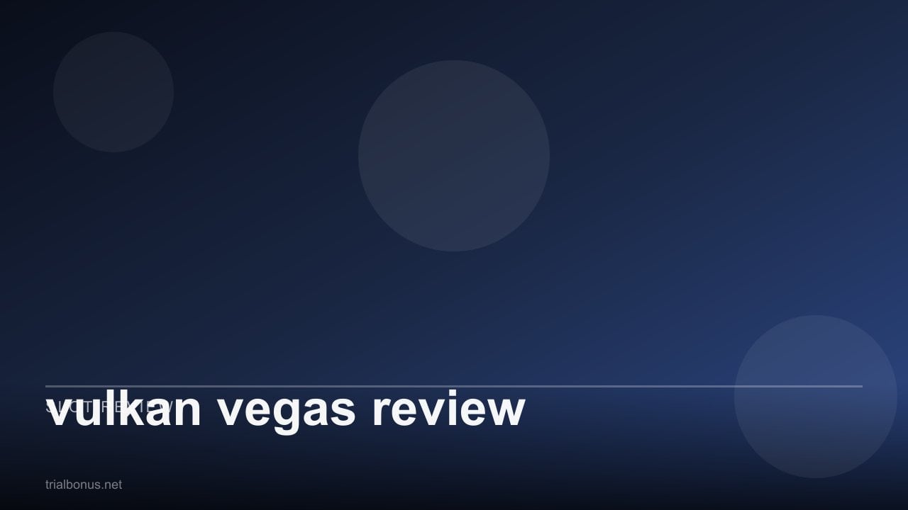 vulkan vegas review review