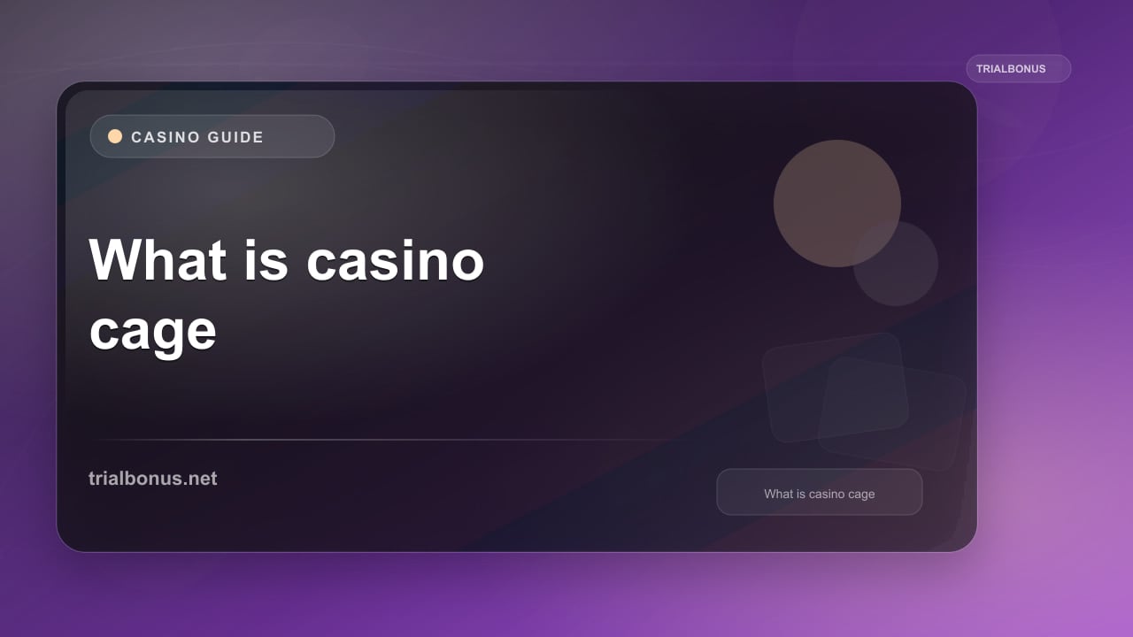What is a casino cage Guide review