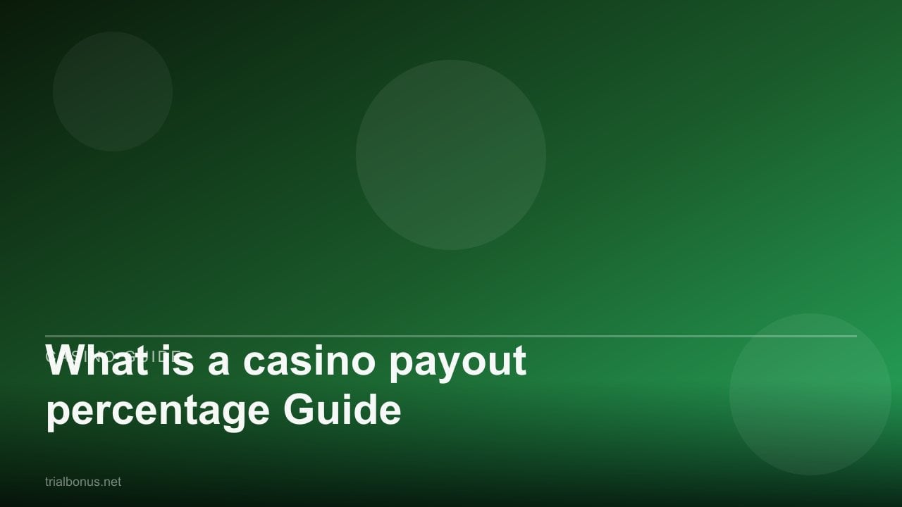 What is a casino payout percentage Guide review