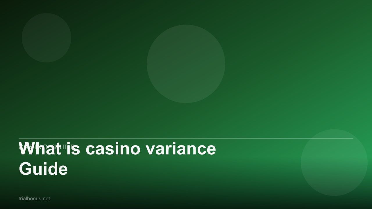 What is casino variance Guide review