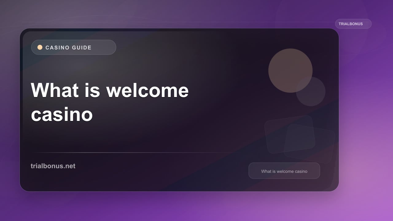 What is a welcome bonus casino Guide review
