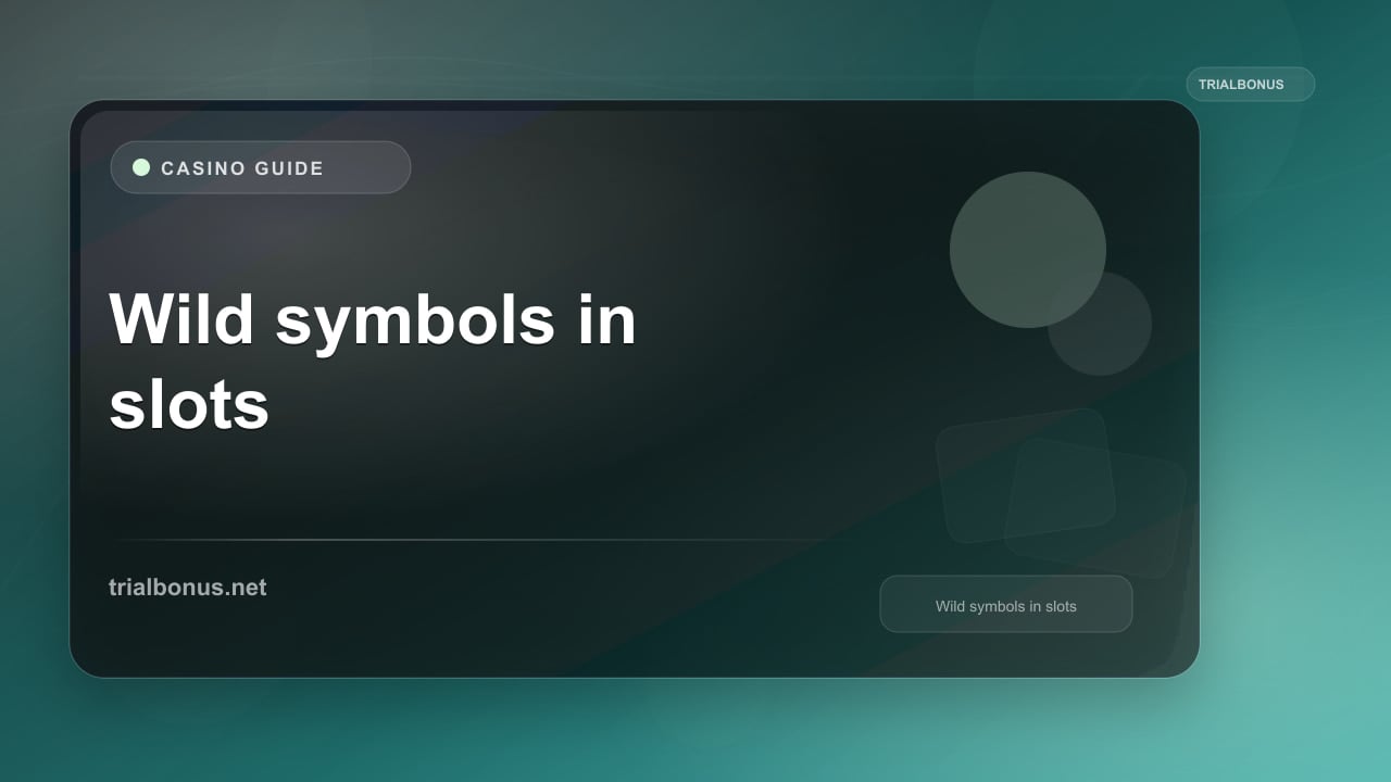 Wild symbols in slots guide UK Guide review
