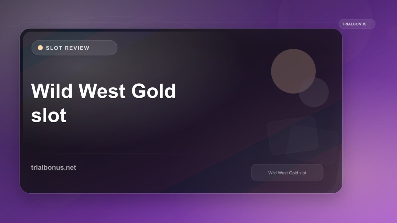 Wild West Gold slot review UK Review review