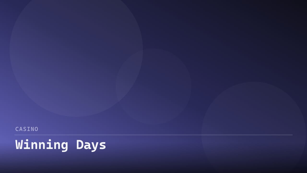 Winning Days review