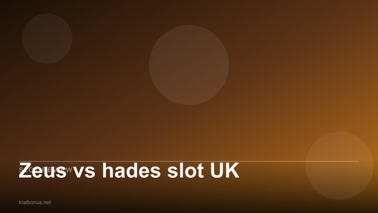 Zeus vs hades slot UK review